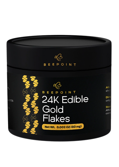 BeePoint 24K Edible Gold Foil Flakes